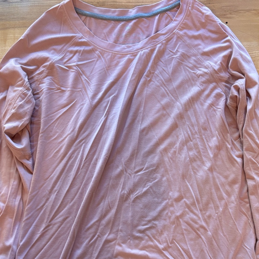 Women's free fly Pink Long Sleeve Top